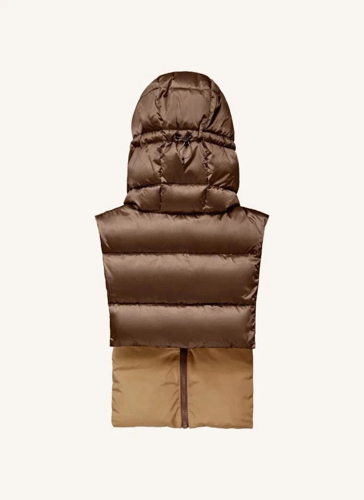 Fudoon - Reversible Hooded Padded Jacket | Bronze
