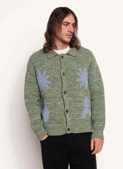 Olow - Cardigan | Heather Green