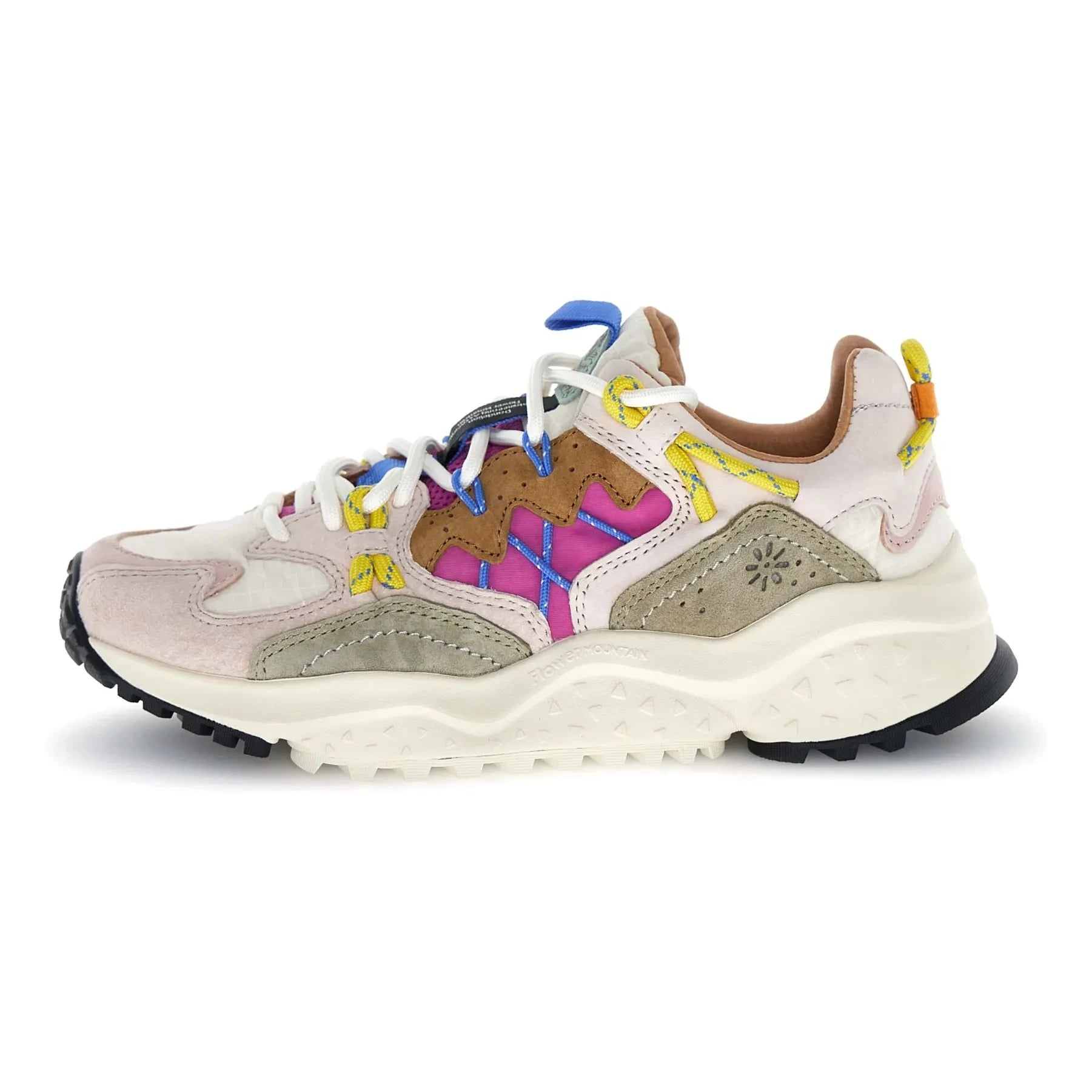 Flower Mountain - Yamabushi Suede and Nylon Sneakers | Fuchsia