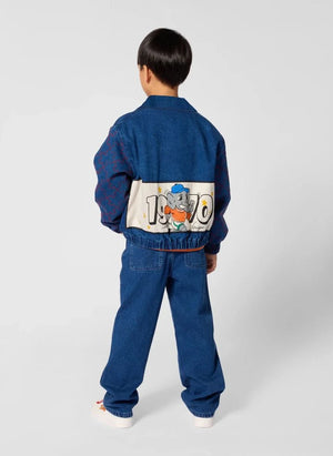 Kenzo - Puzzle İşlemeli Jean | Mavi