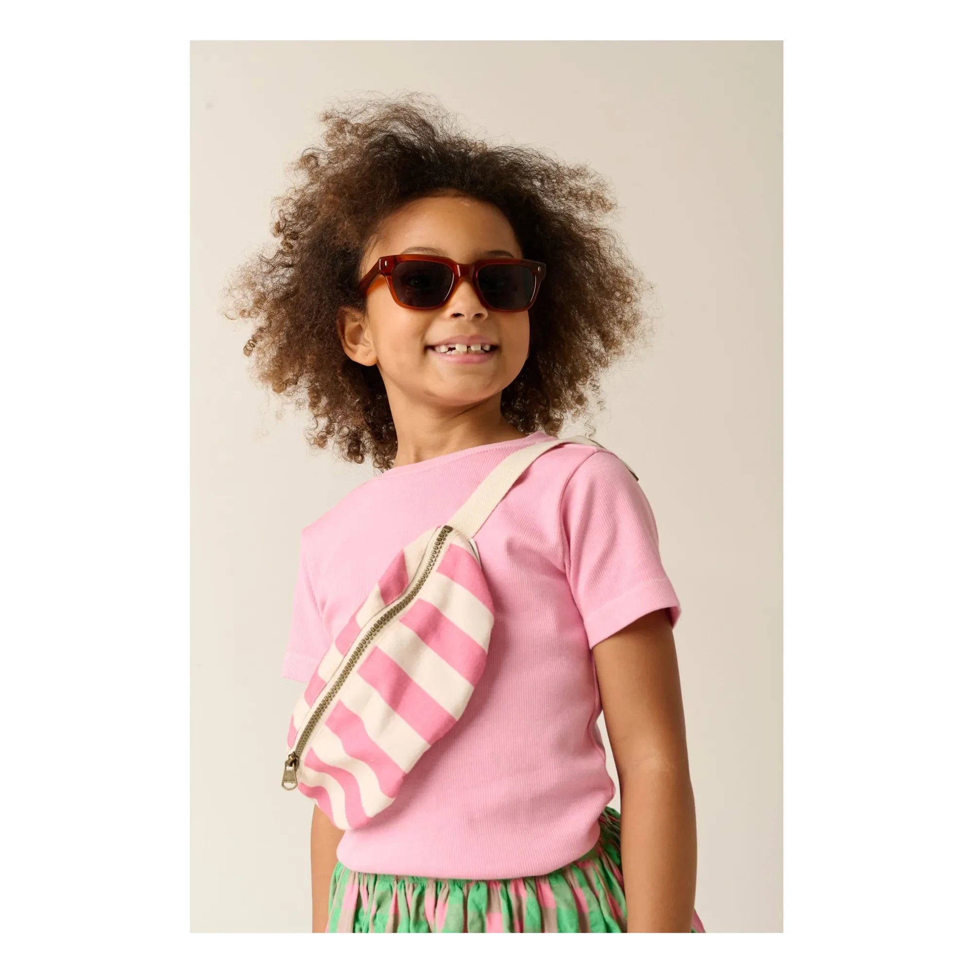 Tumble N'Dry - Embossed T-Shirt Vibrant Organic Cotton | Pink