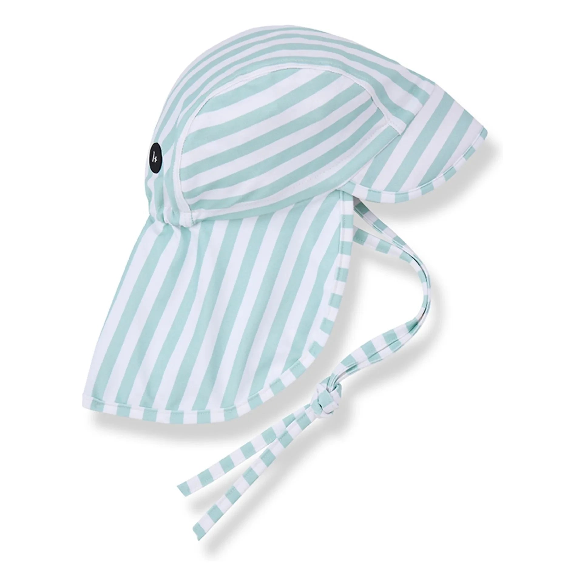 1+ in the family - Eivissa Striped Hat | Almond Green