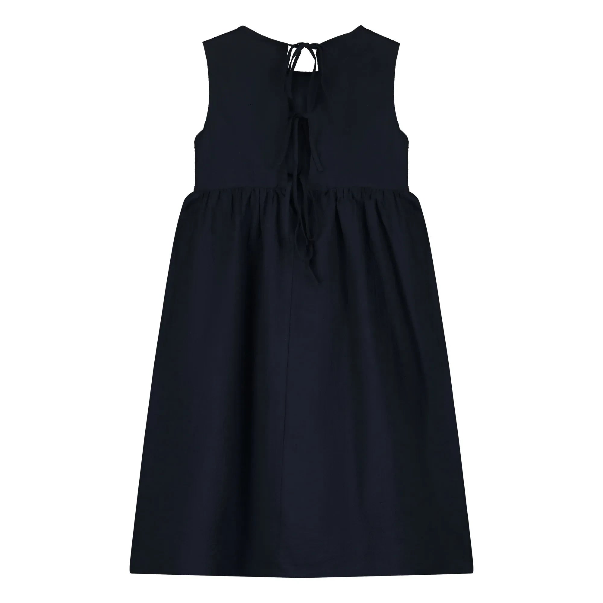 Tangerine - Ruffled midi dress | Dark Blue