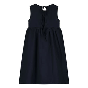 Tangerine - Ruffled midi dress | Dark Blue