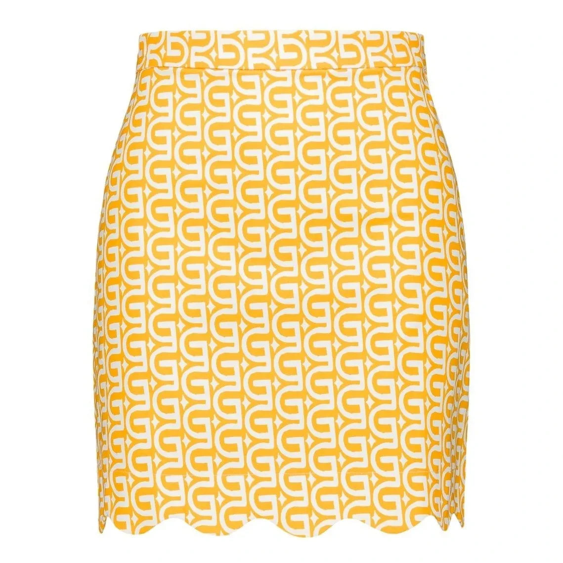 Elise Chalmin - Brown Cotton Skirt | Yellow