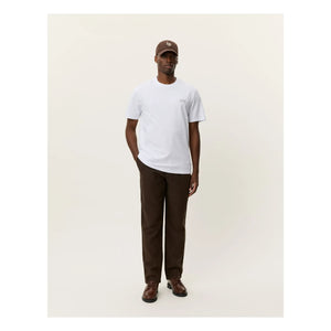 Les Deux - Ben Globe Organic Cotton T-Shirt | White