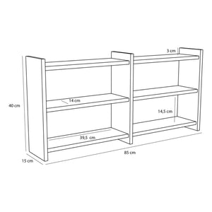 Hübsch - Kant Oak Shelf