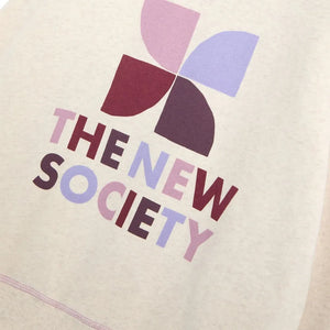 the new society - TNS Logo Sweatshirt | Krem
