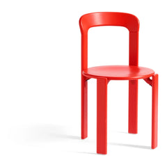 Hay - Rey Lacquered Wooden Chair - Bruno Rey | Red
