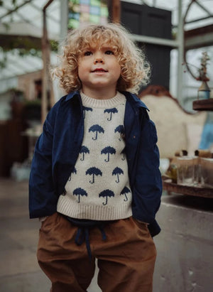 Fliink - Janie Umbrellas Sweater | Ecru