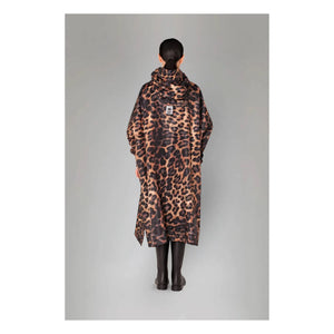 Rainkiss - Koyu Leopar Su Geçirmez Pelerin - Kadın Koleksiyonu | Kahverengi