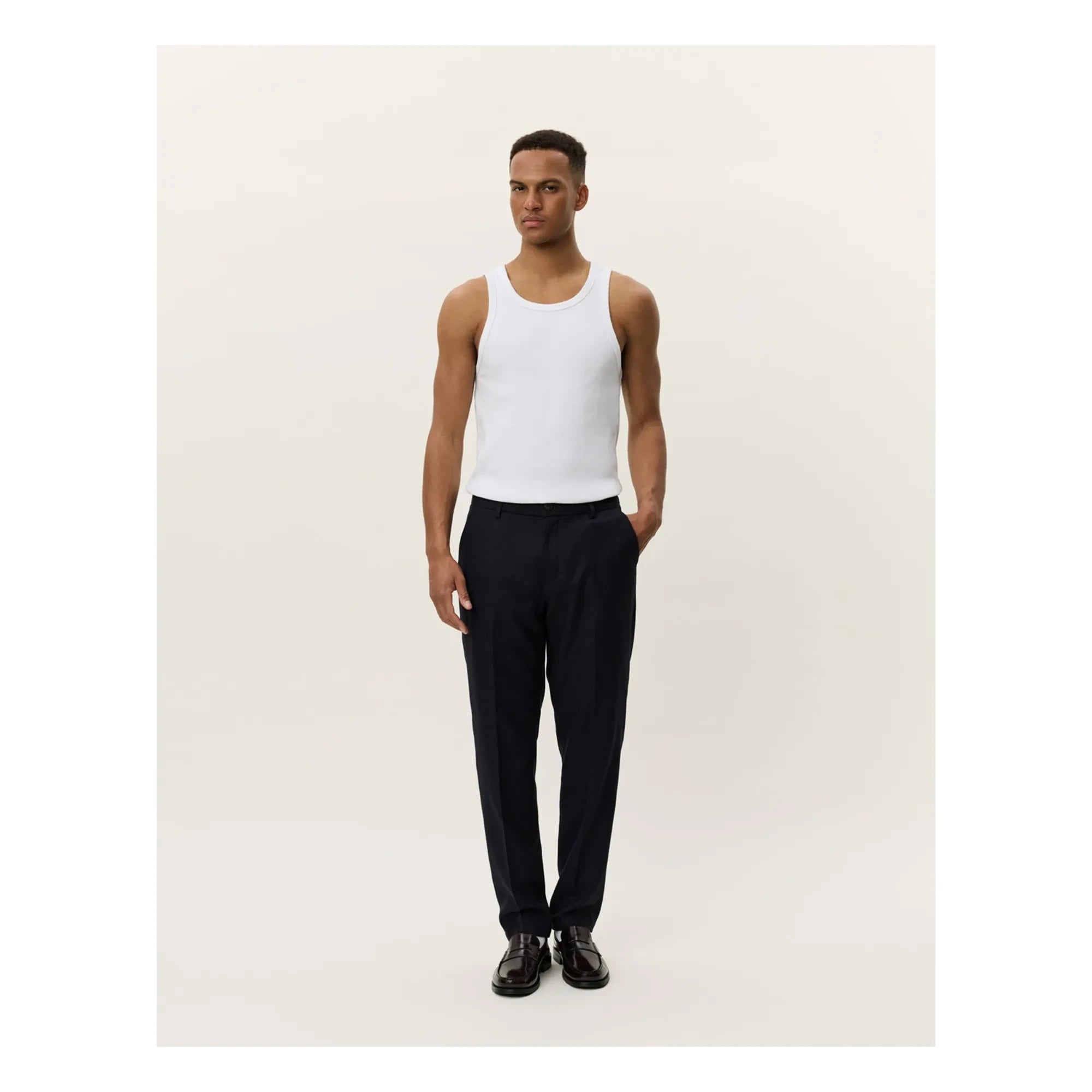 Les Deux - Como Regular Fit Suit Pants | Dark Blue