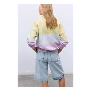 the new society - Cotton Bermuda Shorts | Denim Blue
