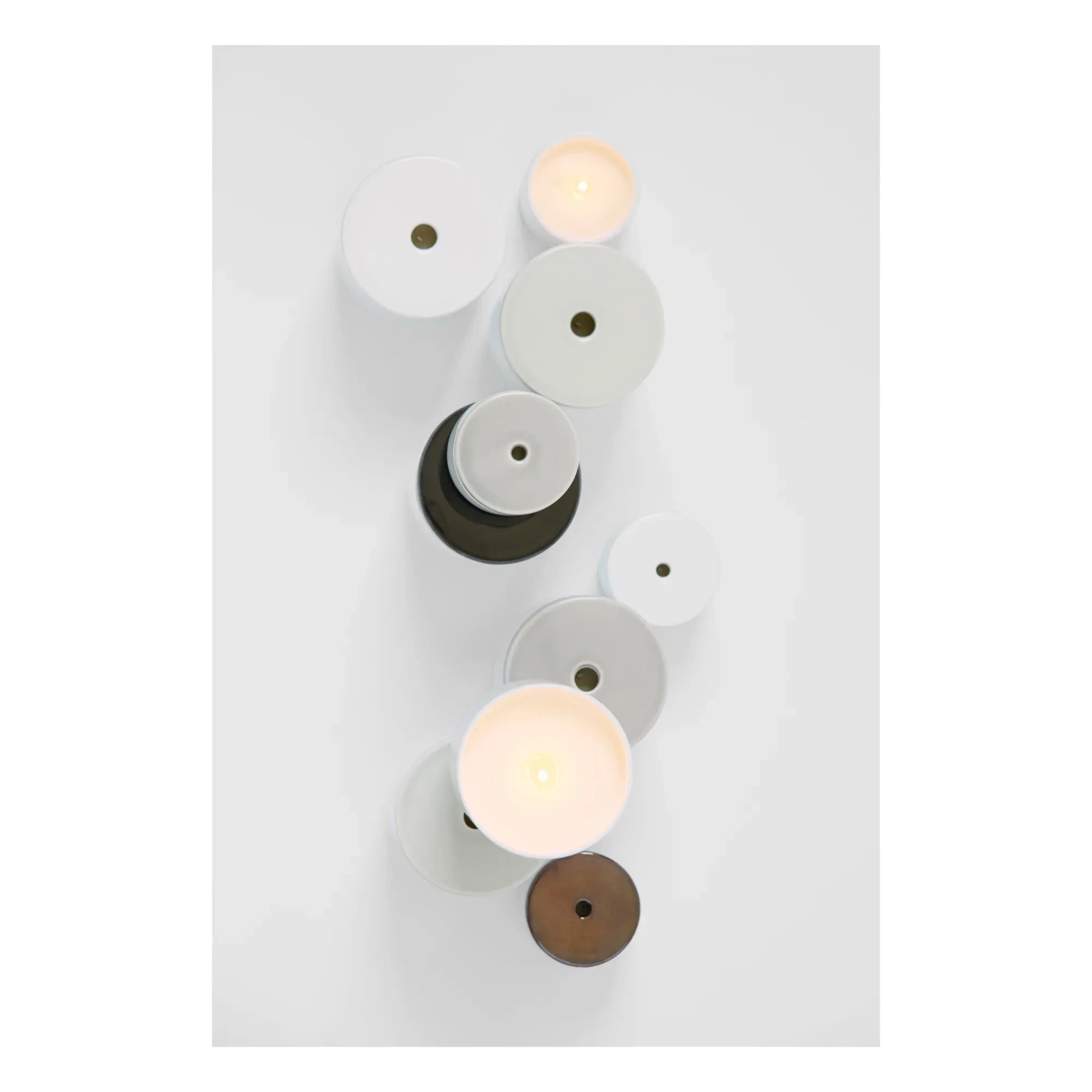 Night Space - True Black Candle - Natural Spring, Orange