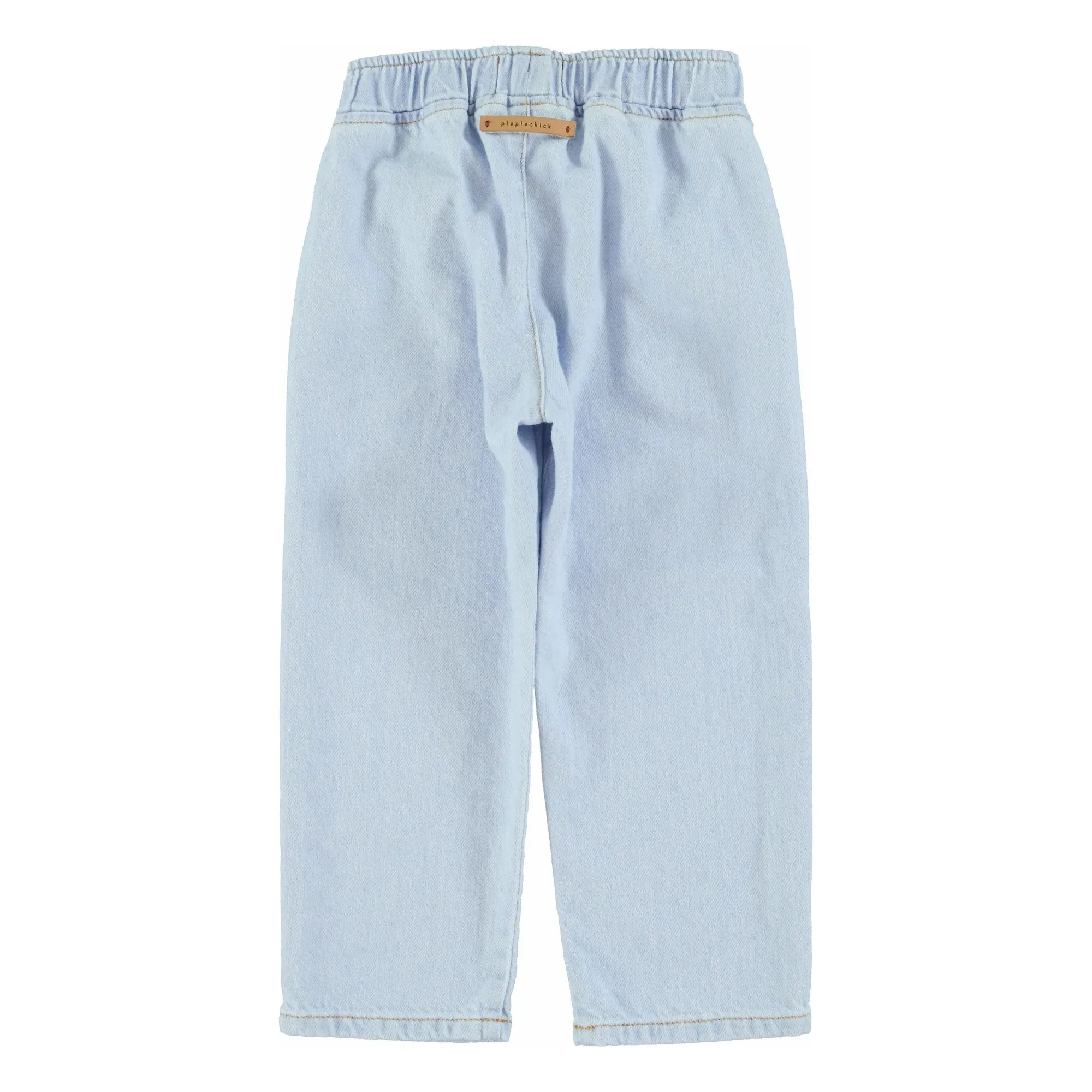 Piupiuchick - Flat Elastic Jeans | Light Blue