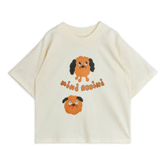 Mini Rodini - Doggies Organic Cotton T-Shirt | White