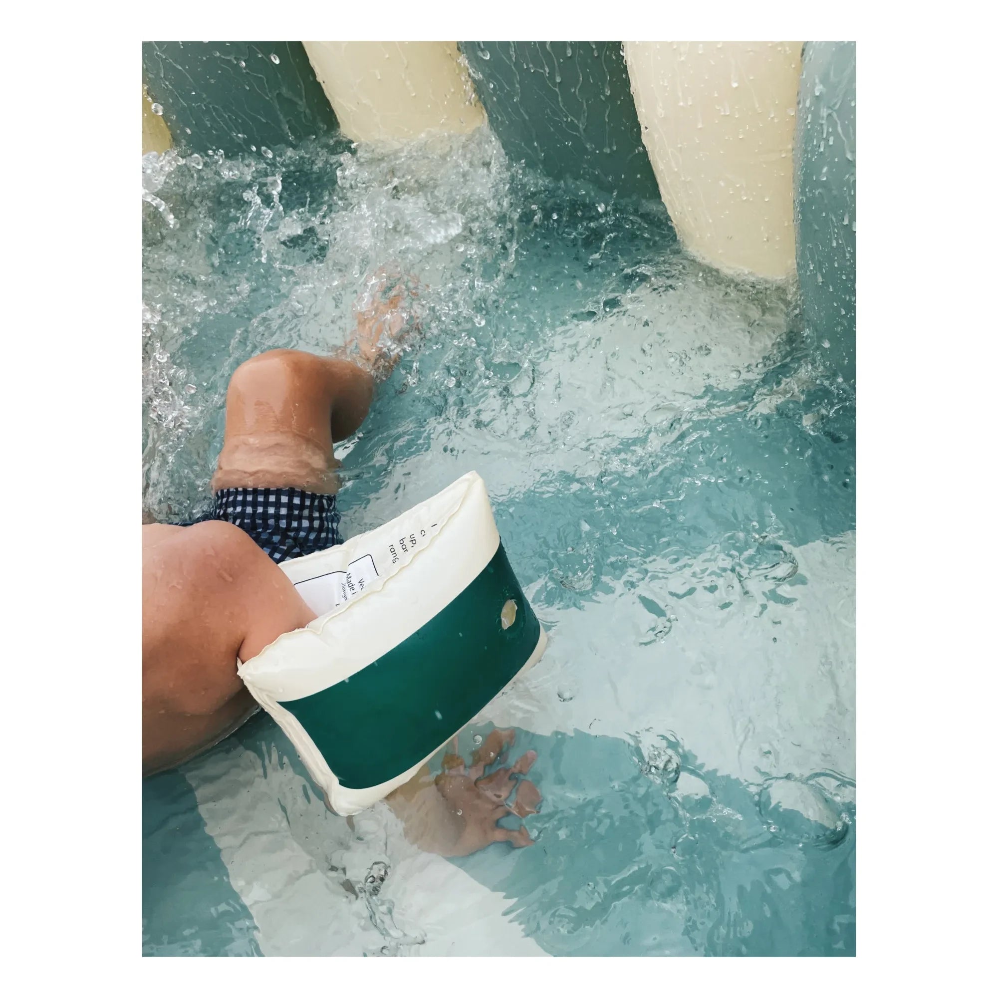 Petites Pommes - Alice Inflatable Pool | Dark Green