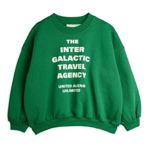 Mini Rodini - Sweat Travel Agency Organic Cotton | Green
