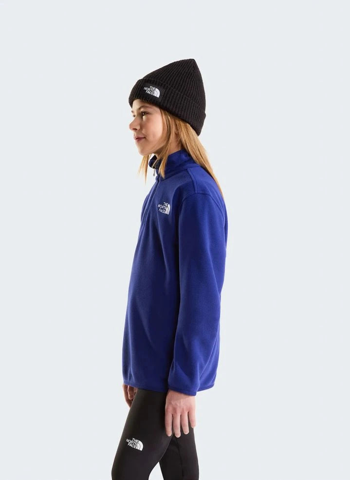The North Face - Glacier Trucker Style Hoodie Fleece | Royal Blue