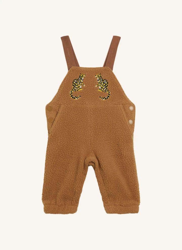 Stella McCartney Kids - Tigers Sherpa Salopet | Camel
