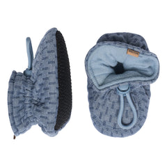 Melton - Textured slippers | Blue
