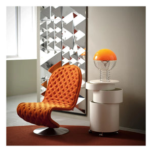 Verpan - Wire table lamp - Verner Panton | Orange