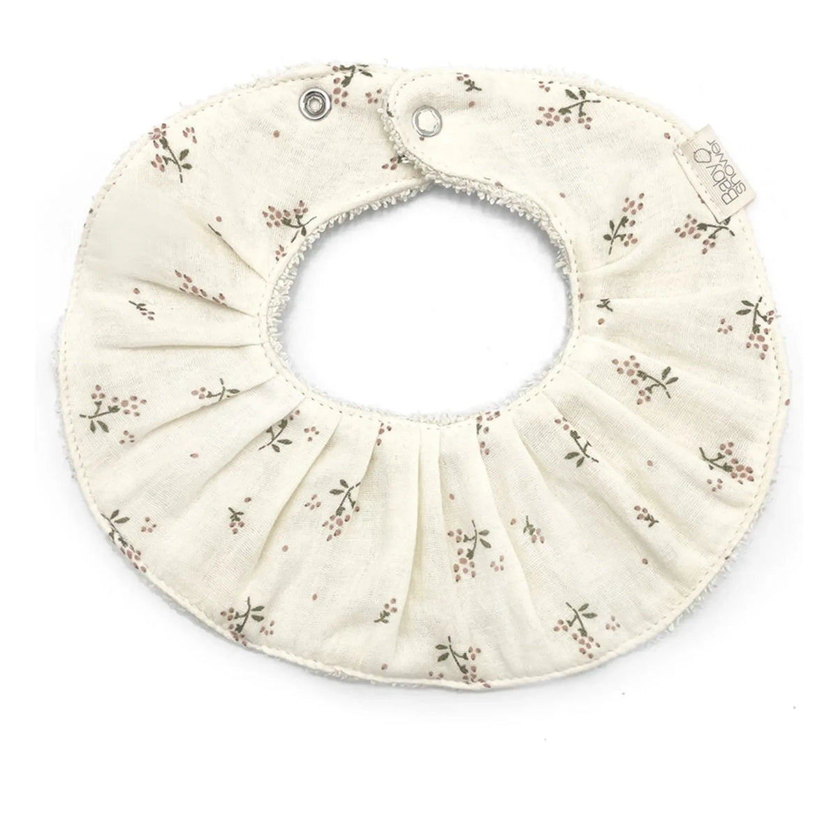 Babyshower - Bib Fancy Roseberry | Ecru