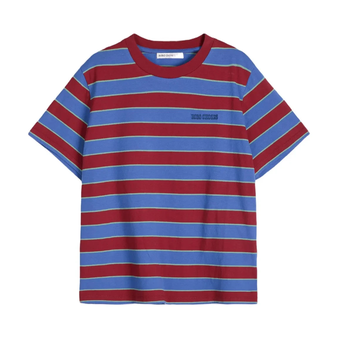 Bobo Choses - Cotton Striped T-Shirt | Blue