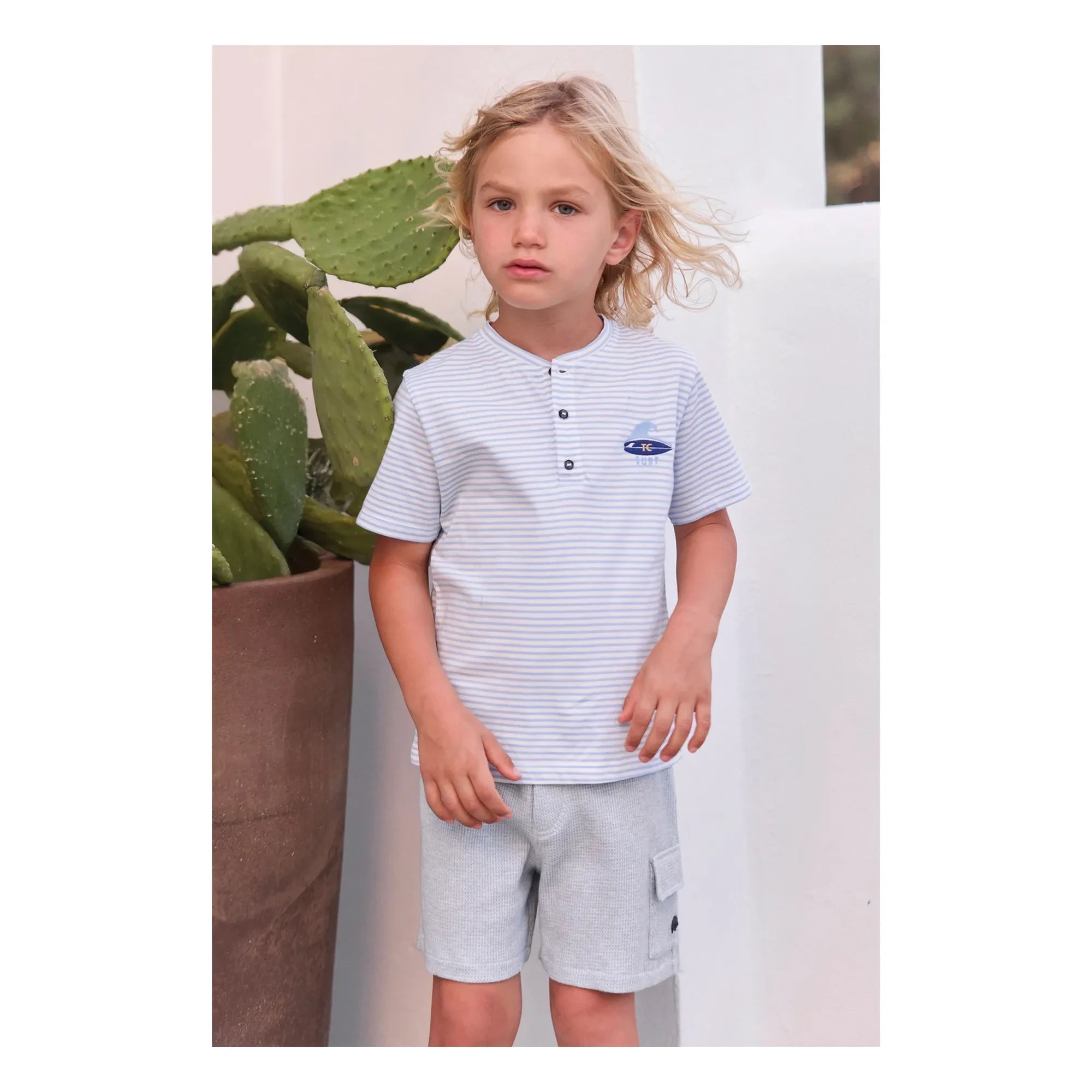 Tartine et Chocolat - Surf T-Shirt | Light Blue