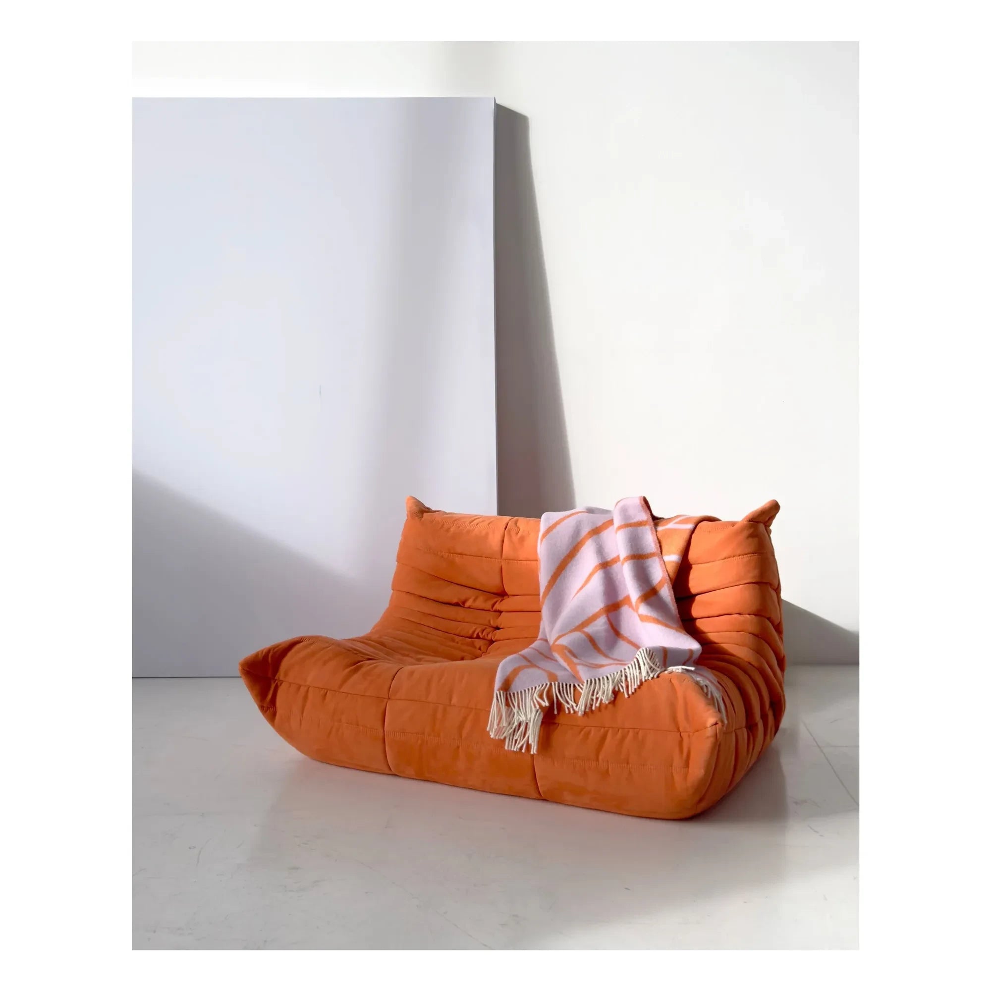 Maison Deux - Lines yün battaniye | Lila