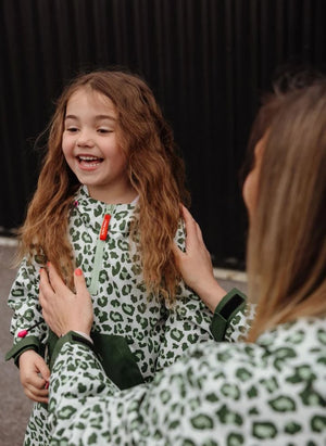 Hello Hossy - Leopard Raincoat | Green