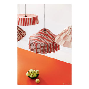 Nobodinoz - Nicole Mosaic lampshade | Red