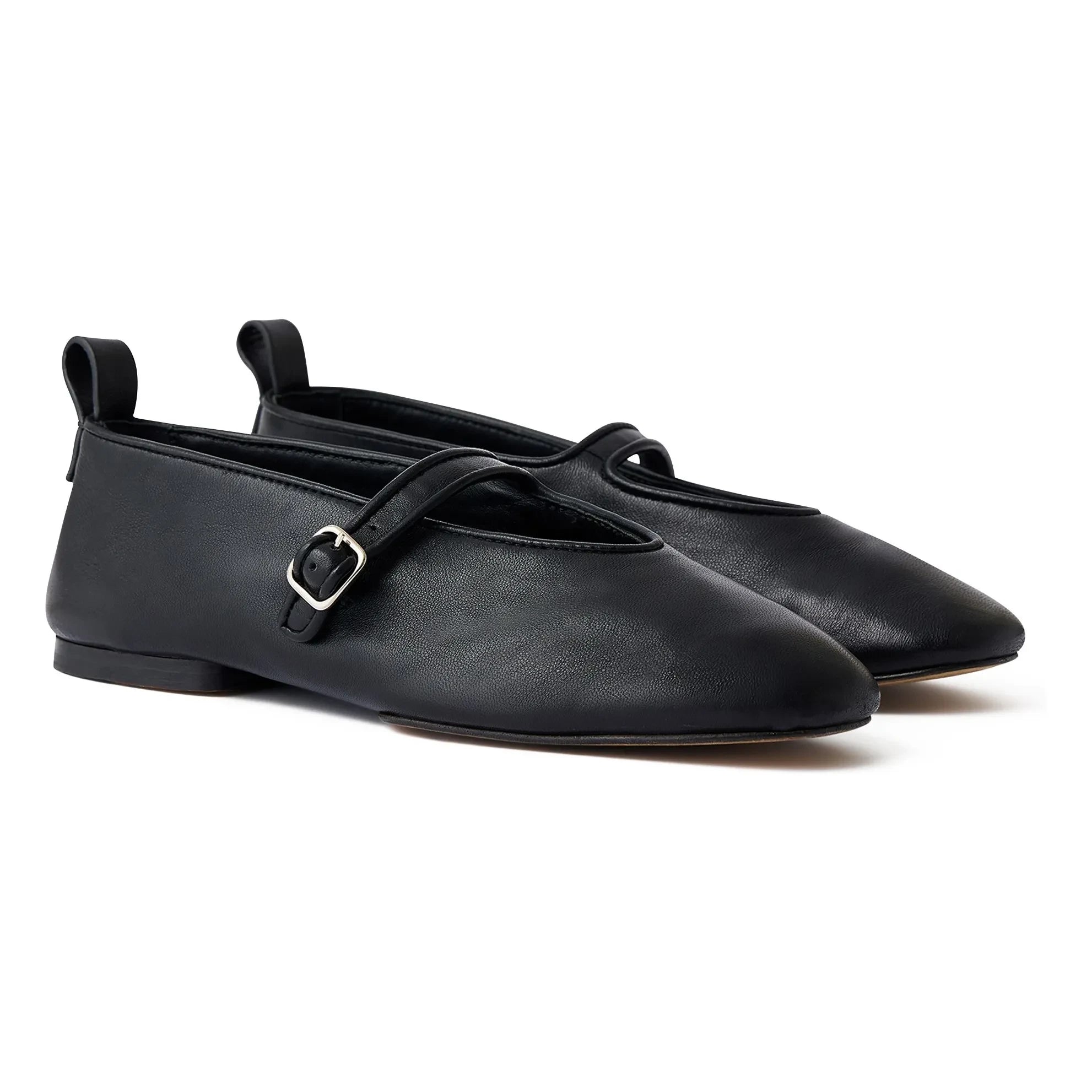 Soeur - Madeline Leather Ballerinas | Black