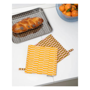 Tarta Gelatina - French Fries Organic Cotton Square Trivet