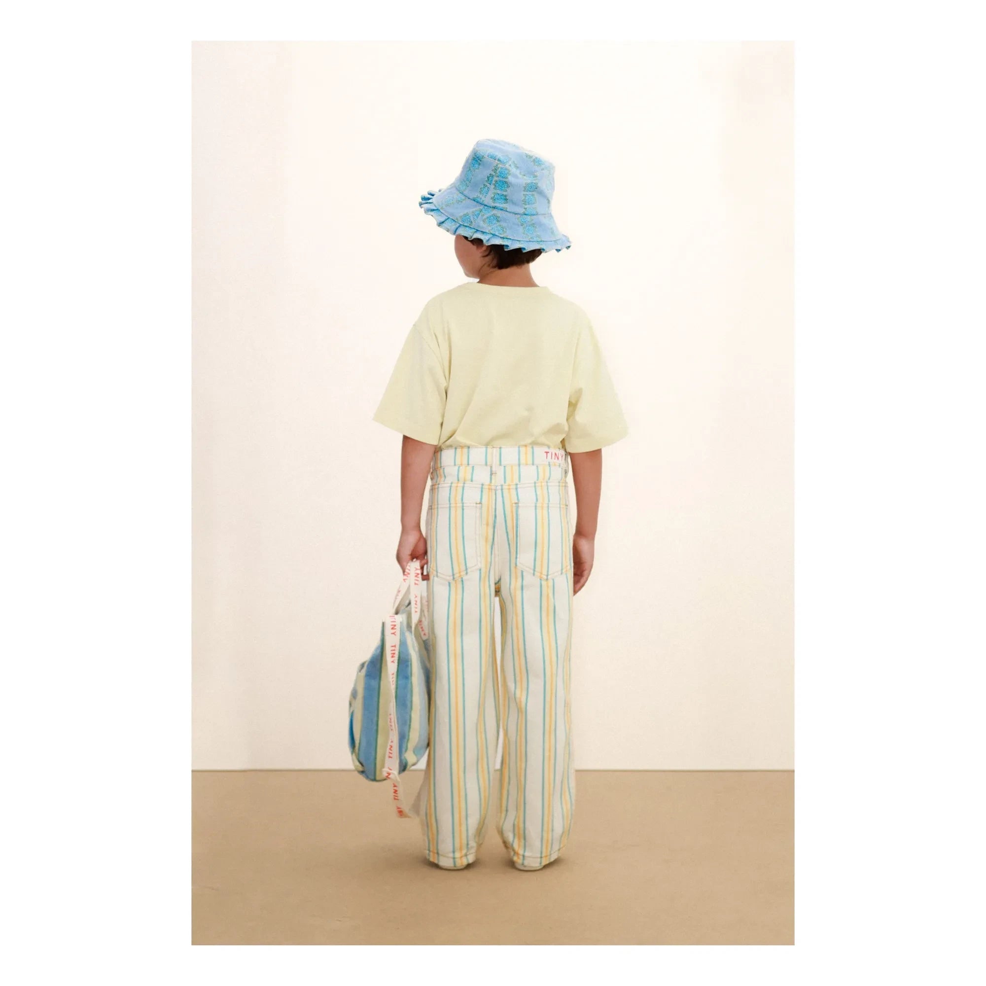 Tinycottons - Striped Jeans | White
