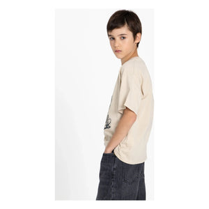 Hundred Pieces - Finn organic cotton t-shirt | Beige