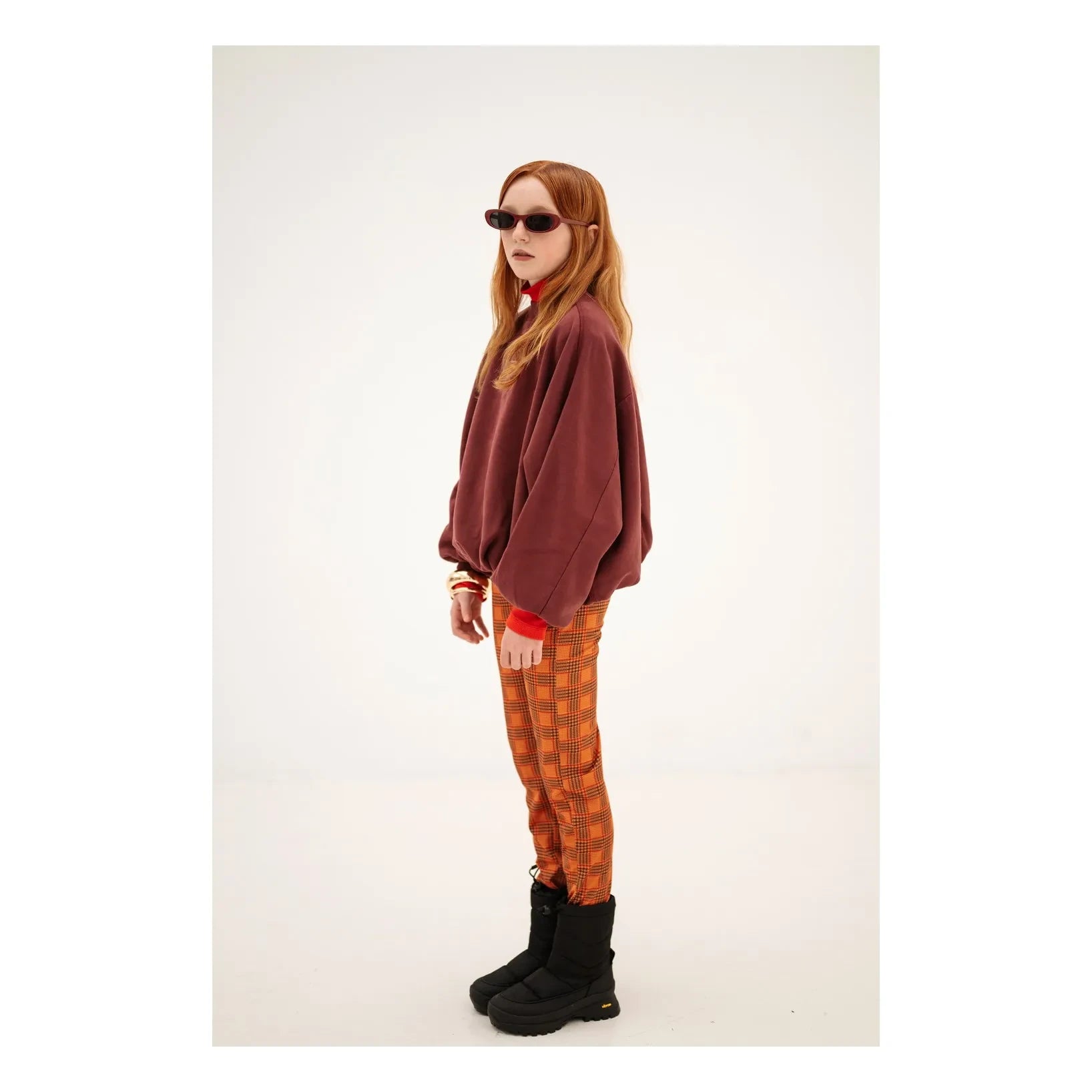 Repose AMS - Tartan Tayt | Turuncu