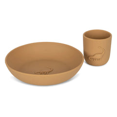 Konges Sløjd - Dino Silikon Tabak ve Bardak | Almond
