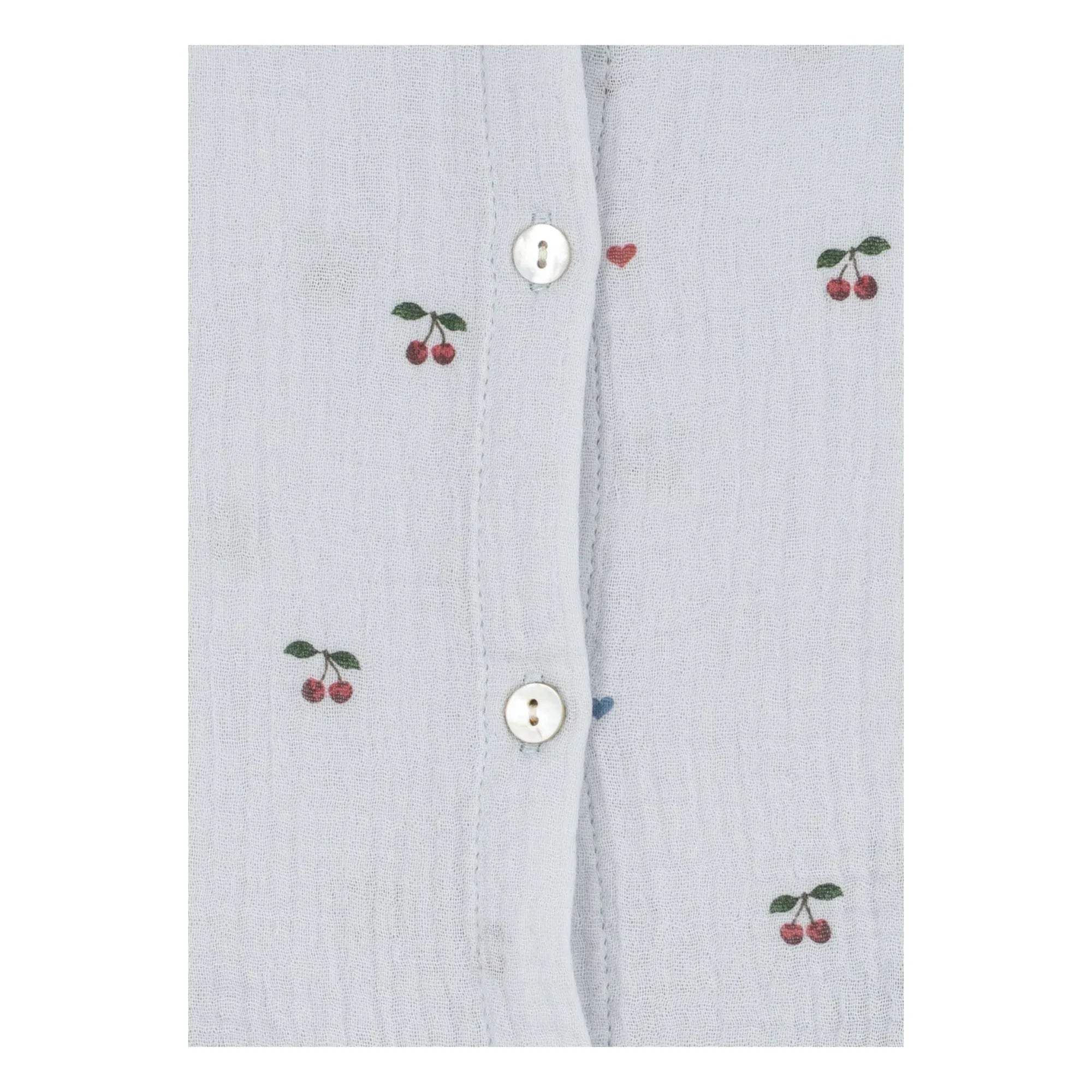 Konges Sløjd - Coco Cerises Organic Cotton Top | Light Blue