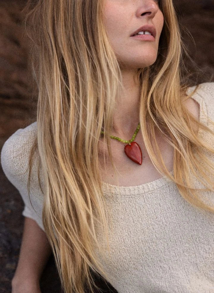 Anni Lu - Grasshopper Necklace | Green