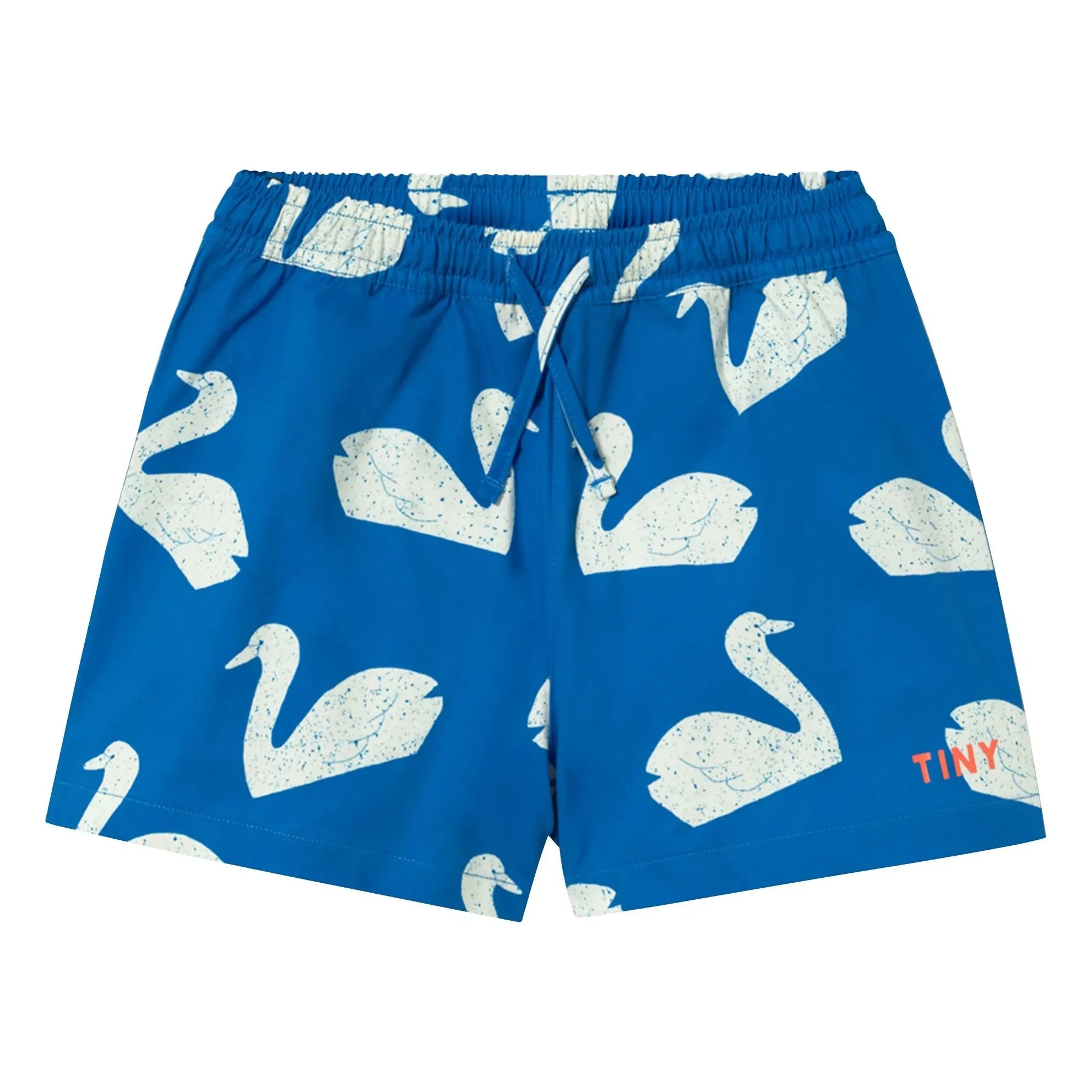 Tinycottons - Mavi Swans Yüzme Şortu