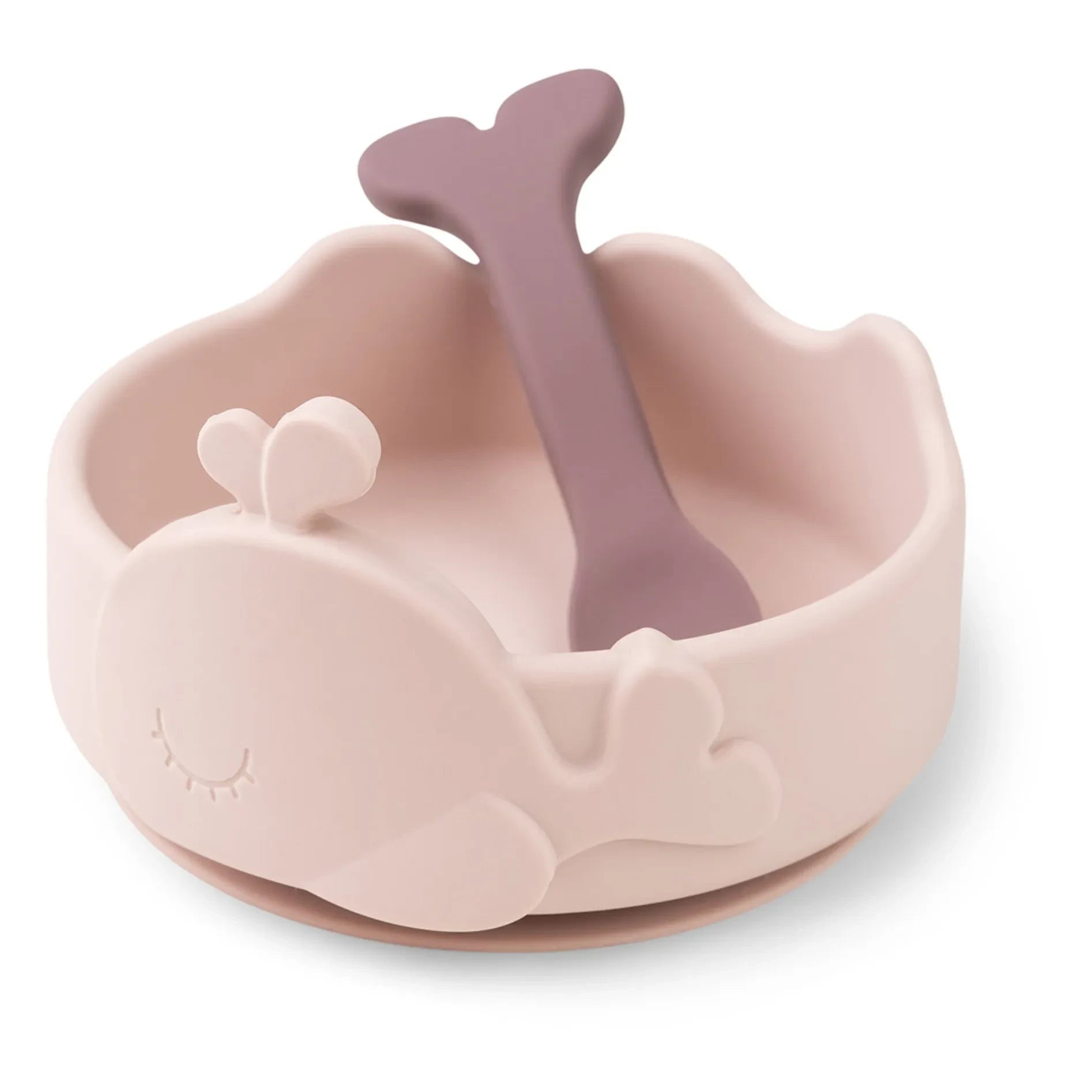 Done by Deer - Wally Silicone Bowl, Suction Cup and Spoon | Pink