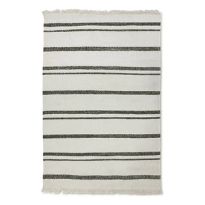 HKliving - Striped Kelim Rug | Cream