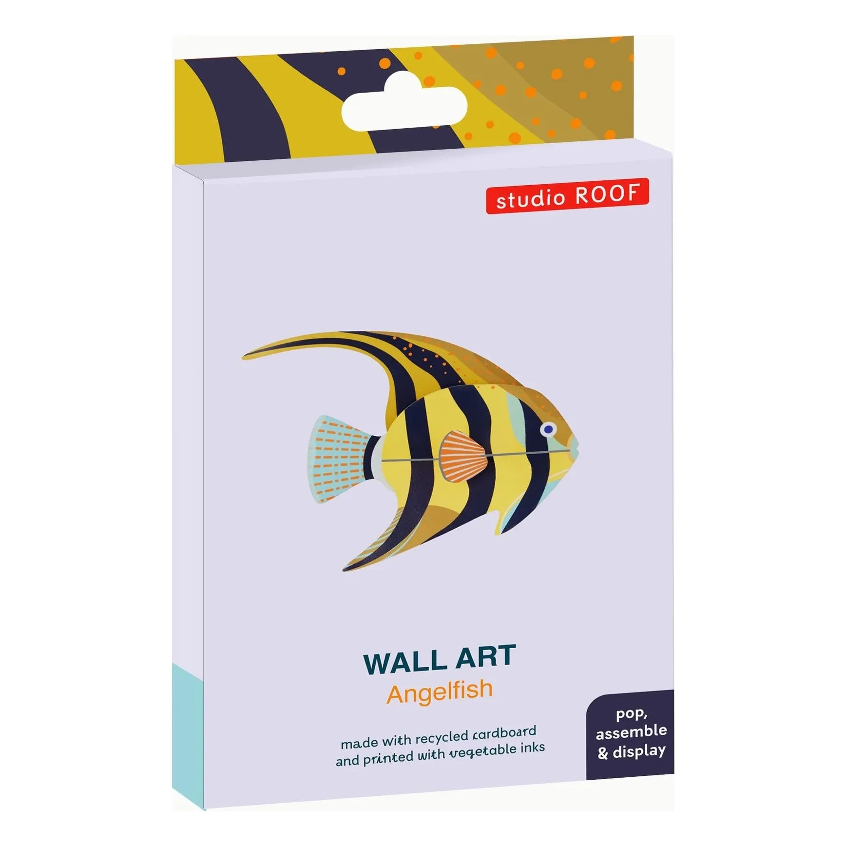 Studio Roof - Yellow Angel Fish Wall Decoration