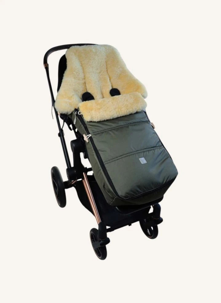 Kaiser - Dublas 2.0 universal lambskin footmuff | Khaki