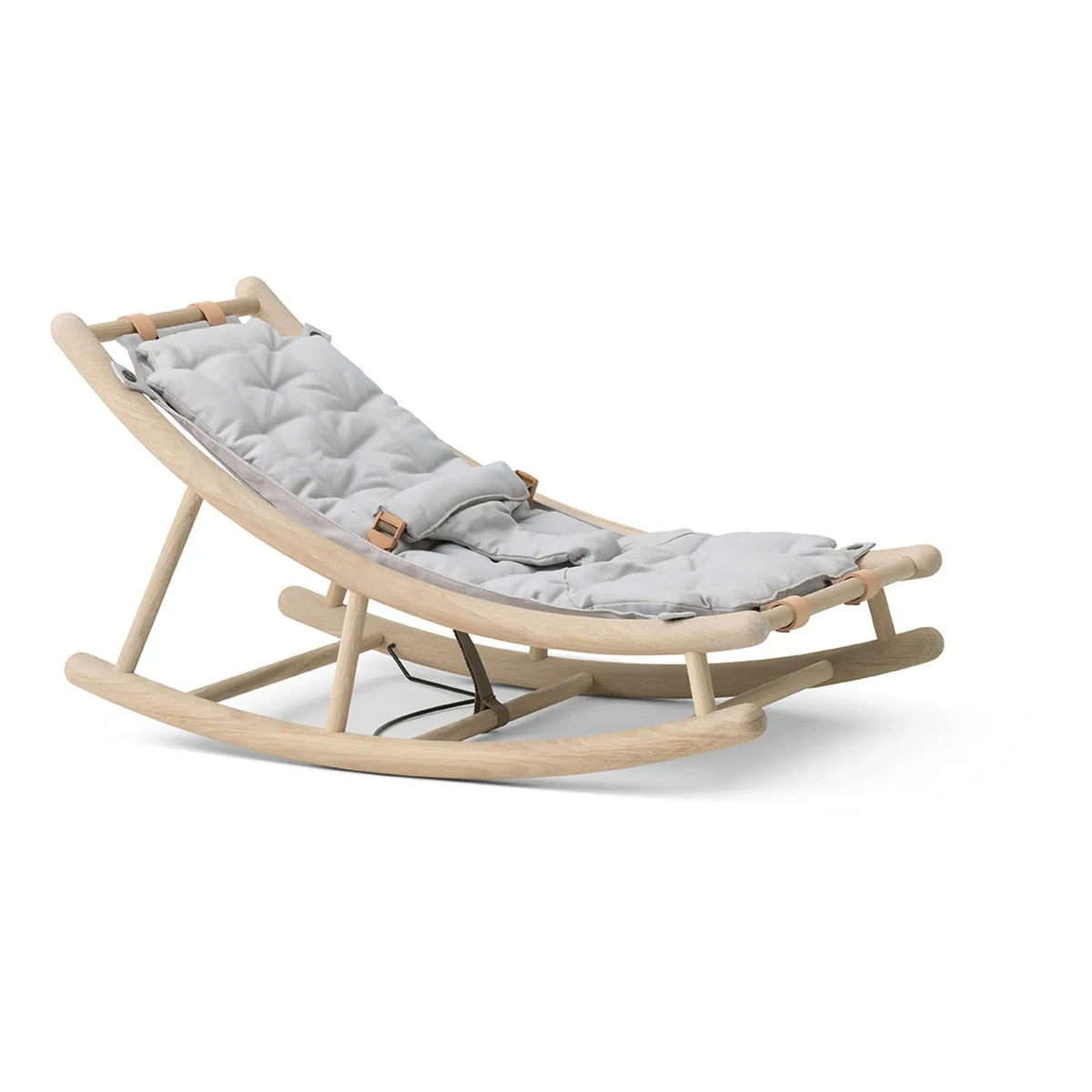 Oliver Furniture - Oak Bebek ve Küçük Çocuk Sallanan Sandalye | Gri