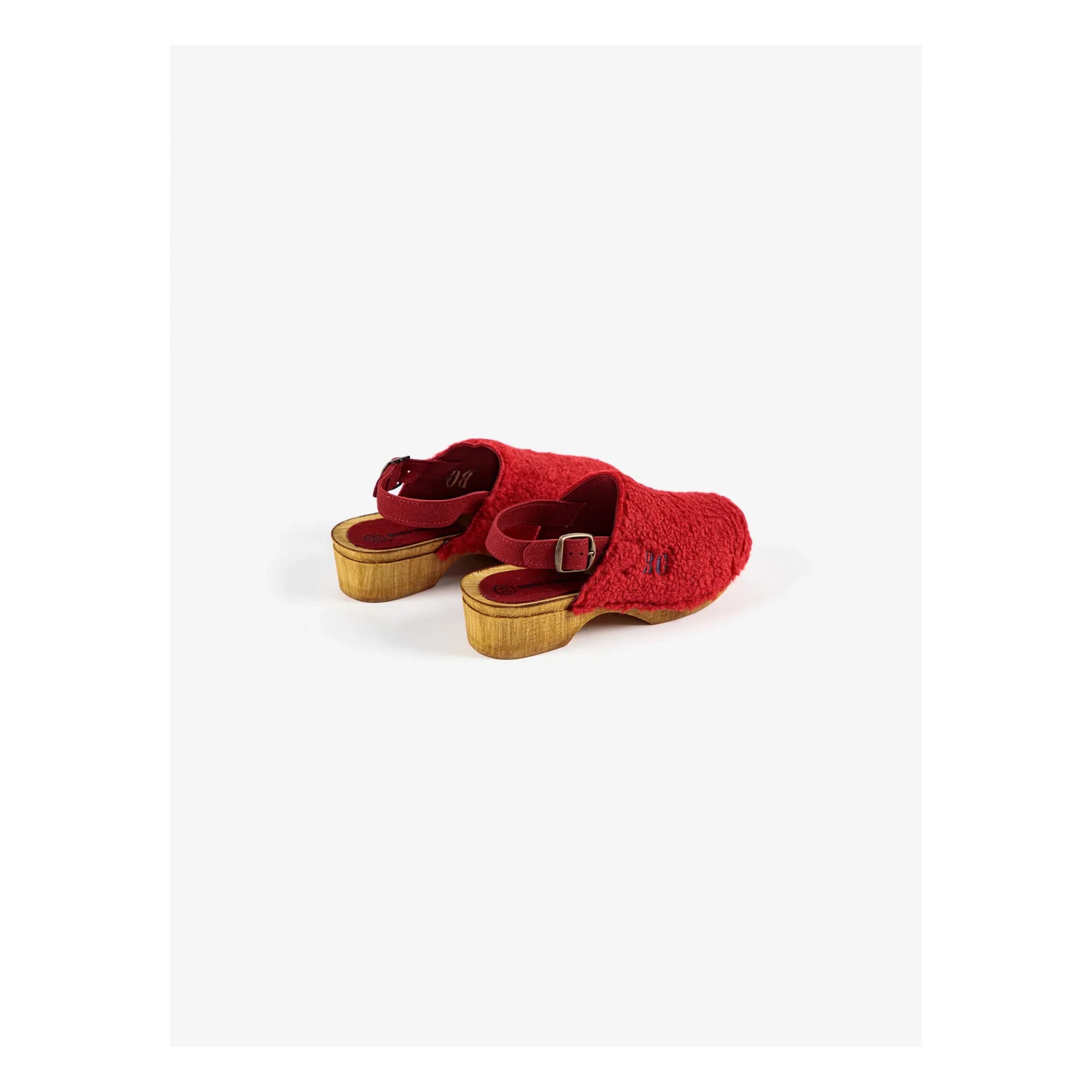 Bobo Choses - Faux Fur Slippers | Red