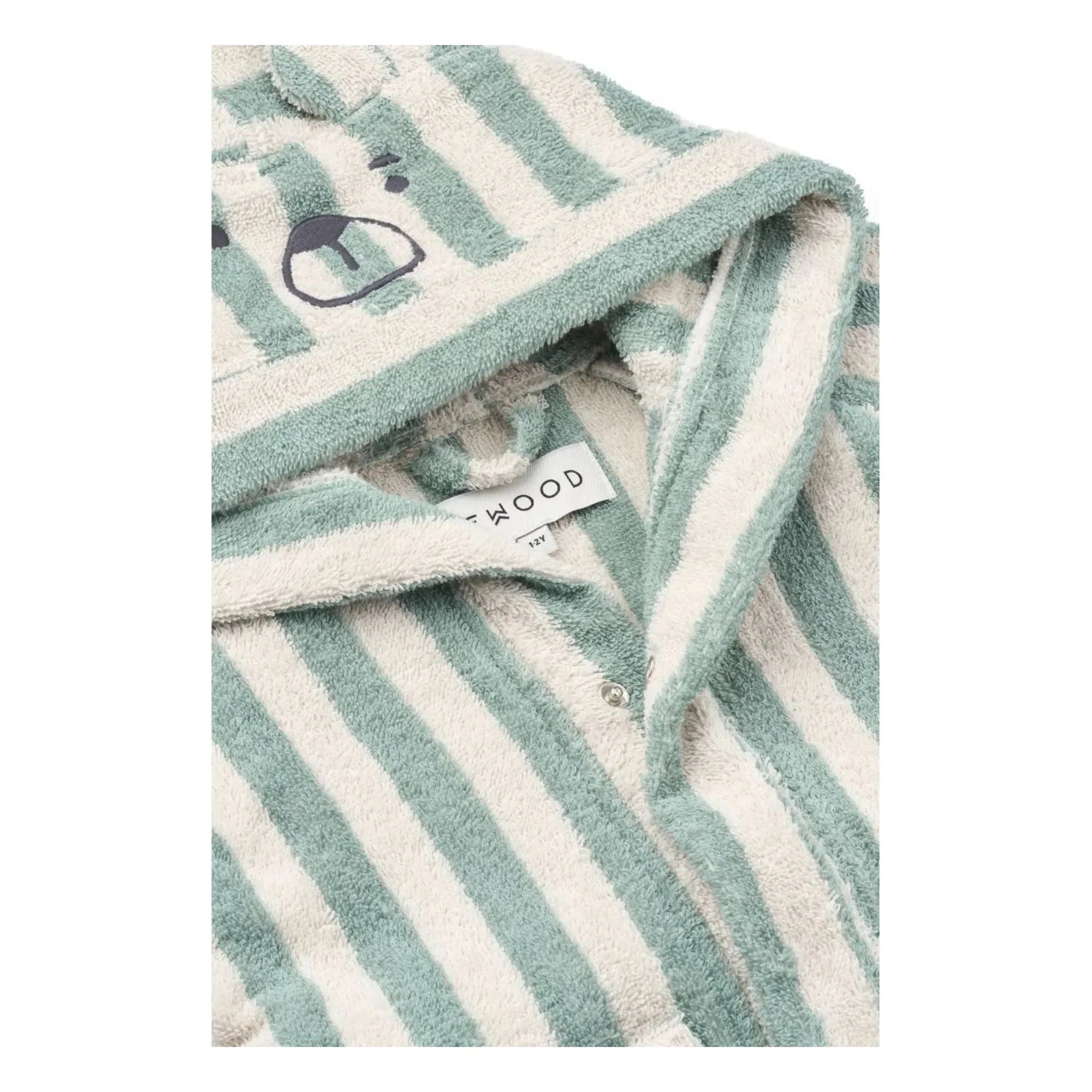 Liewood - Striped Mint/Cream Lily Swaddle