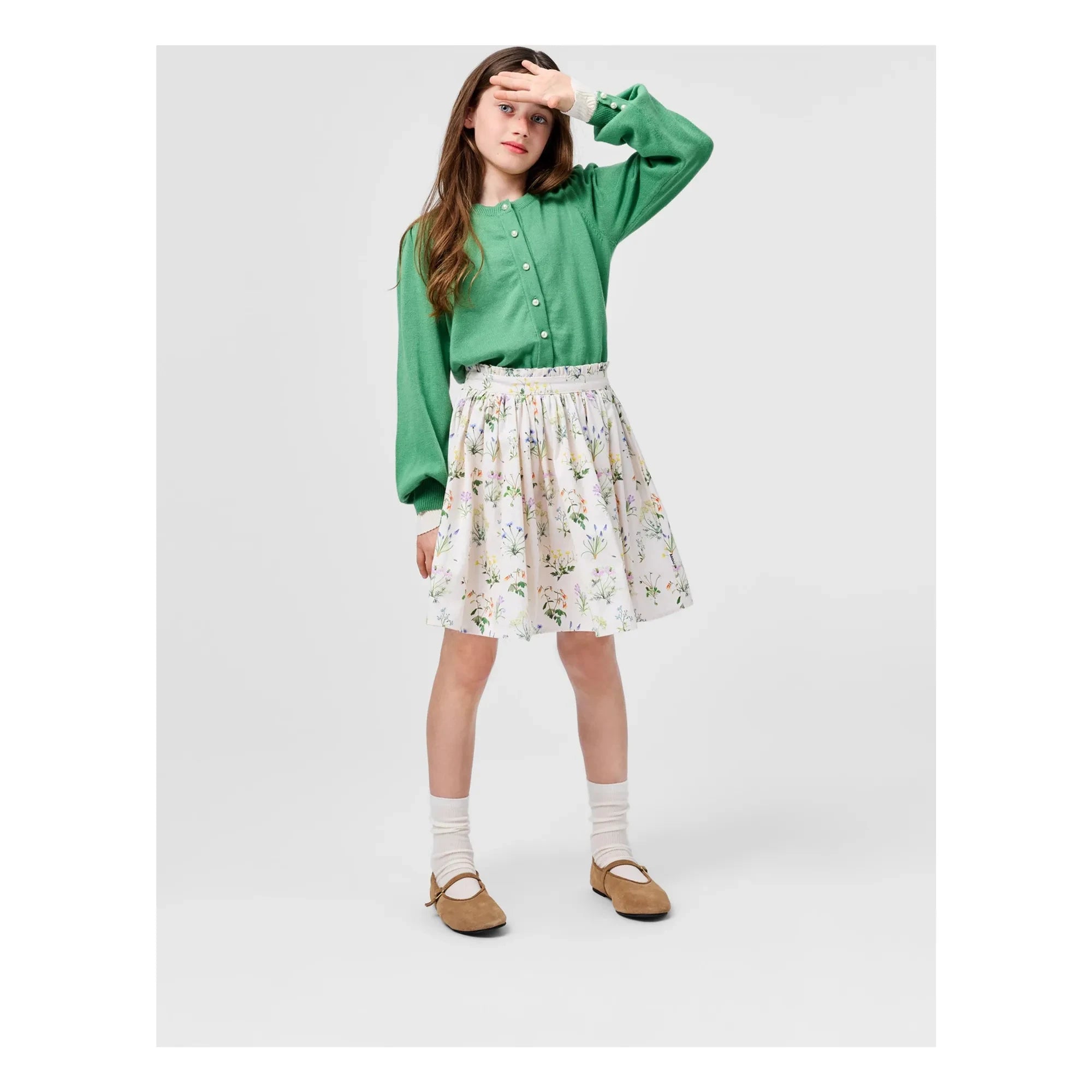 Molo - Skirt Bev Fleurie Organic Cotton | Ivory