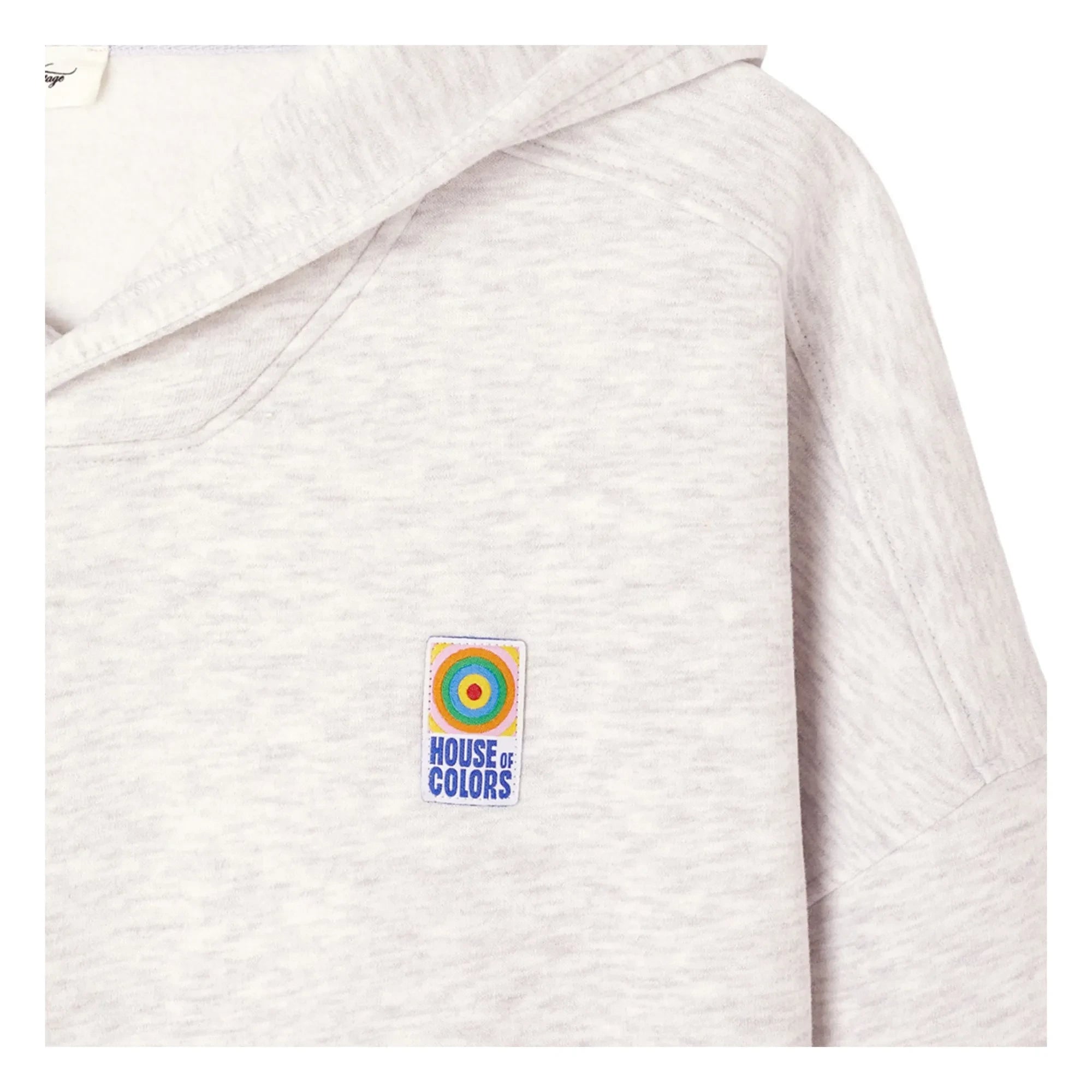 American Vintage - Baptown Kapüşonlu Sweatshirt | Gri Melanj